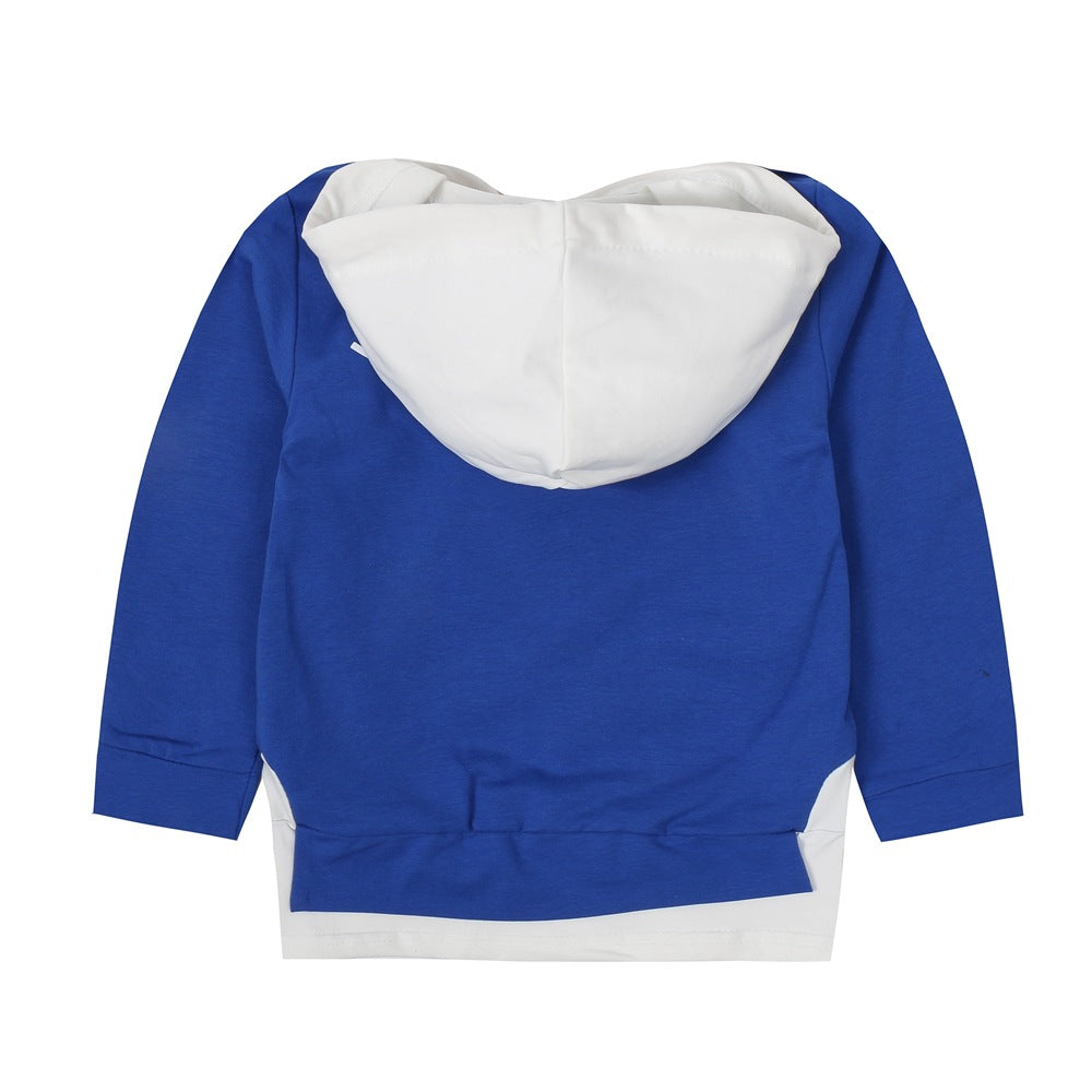 Children Boy Co Ord Fashion Letter Hooded Jeans 2 Piece Set