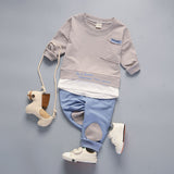 Children Boy Co Ord Cartoon Sweater Long Sleeve 2 Piece Set