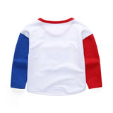 Children Boy Co Ord Children's Small House Cartoon Contrast Color 2 Piece Set