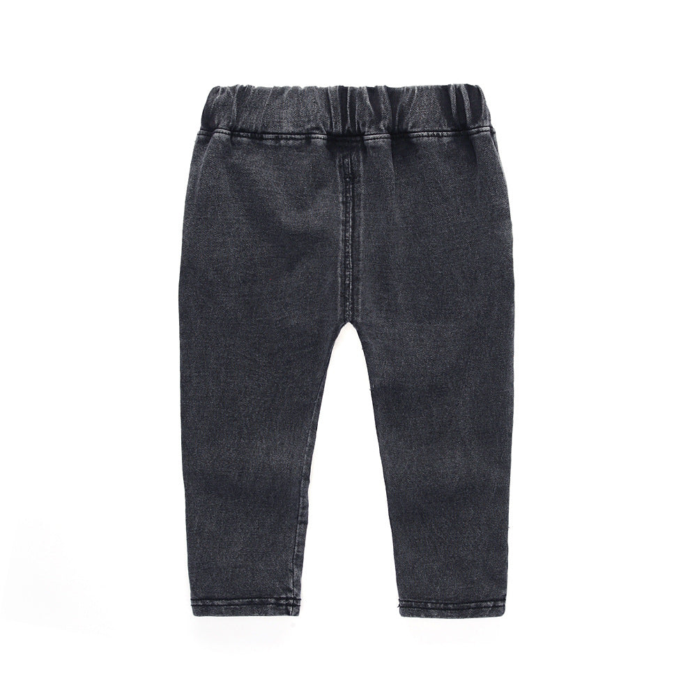 Children Boy Co Ord Children's Small House Cartoon Contrast Color 2 Piece Set
