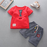 Children Boy Co Ord Children's Casual Short-Sleeved T-shirt 2 Piece Set