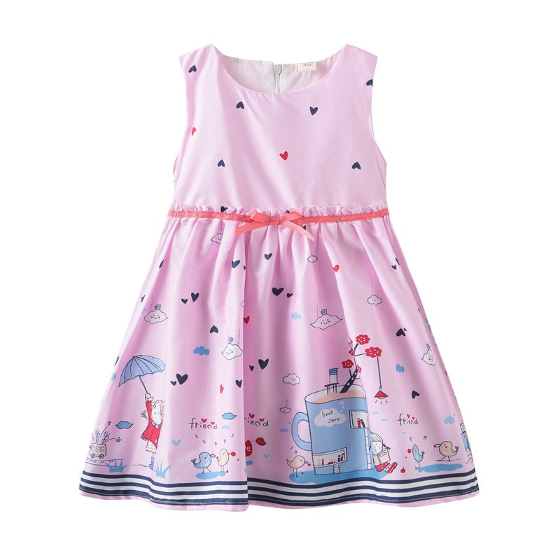 Girl Dress Sleeveless Dress Summer