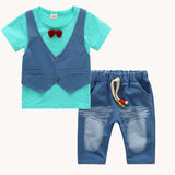 Children Boy Co Ord Vest Shorts 2 Piece Set