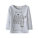 Children Boy Co Ord Children Cartoon Bear Long Sleeve 2 Piece Set