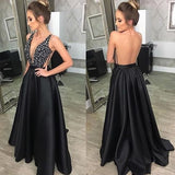 Formal Dresses & Gowns Formal Dress Sexy V-neck Sleeveless Sequined Formal Dress Backless Evening Gown