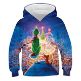 Grinch Hoodie Grinch 3D Printed Sweater Children's Clothing