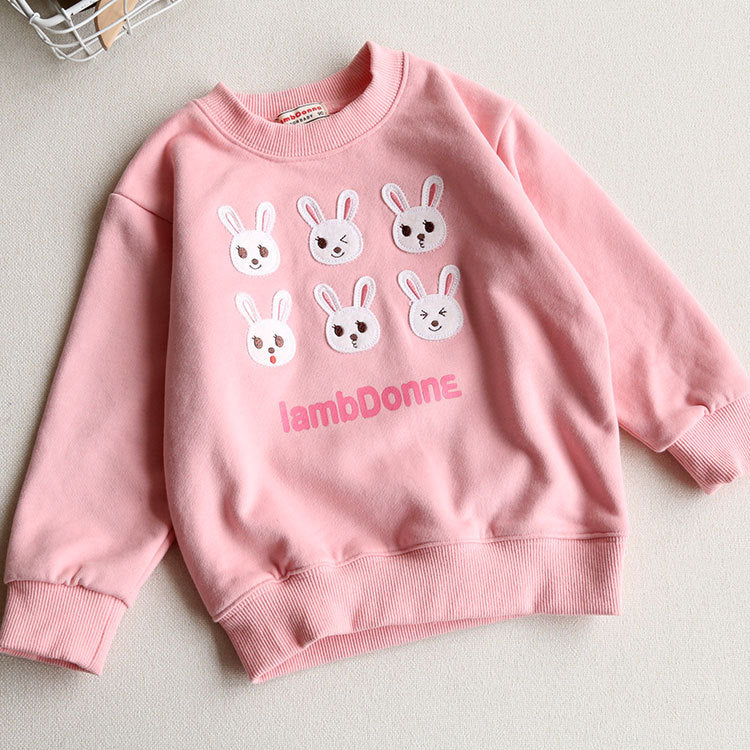 Spring Tops Children's Bottoming Shirt Cartoon Long Sleeve