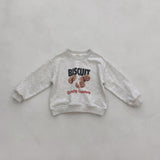 Spring Tops Children 'S Long-Sleeved Vintage Print Printed Sweater