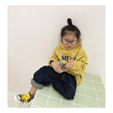 Spring Tops Children's Letter Long-Sleeved Jacket Casual Hoodie