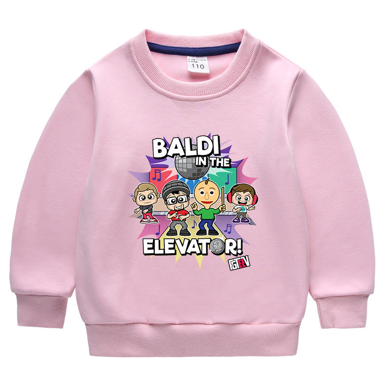 Fgteev Children's Sweater Fleece Lined Padded Warm Keeping Top