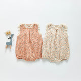 Summer Rompers Floral Lace Sleeveless Leotard