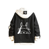 Comic Denim Jacket Spring and Autumn Men's and Women's Casual Loose Denim Jacket