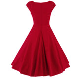 Cocktail Attire for Women Spring Summer Vintage Dress Short Sleeve Elegant Short Dress