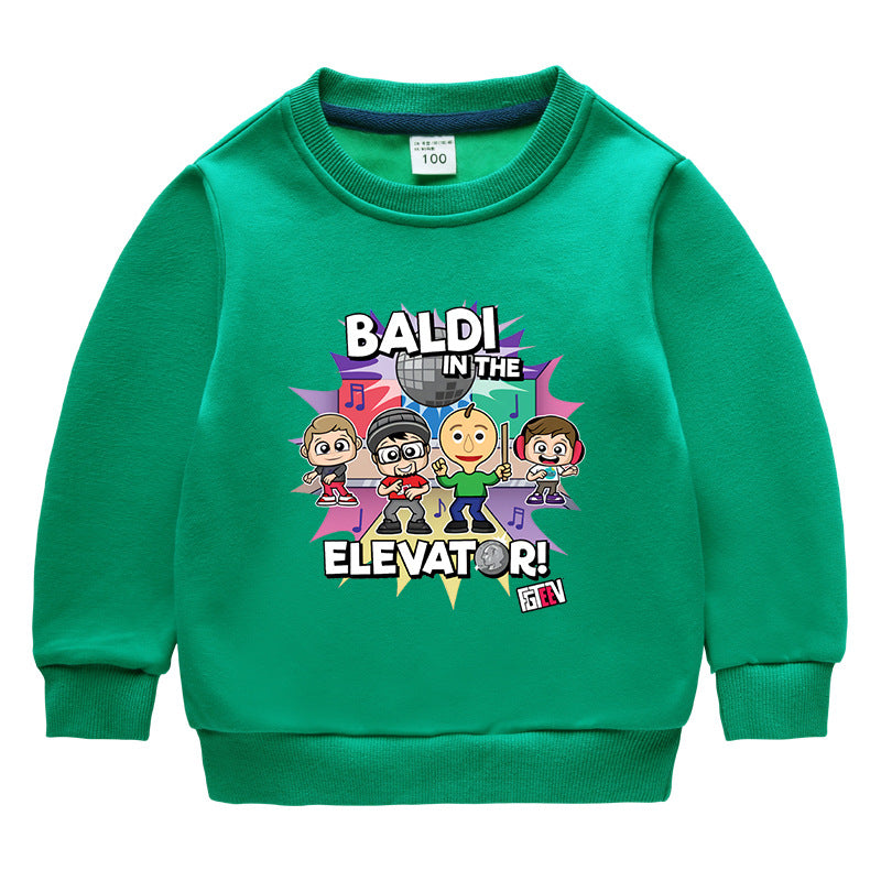 Fgteev Children's Sweater Fleece Lined Padded Warm Keeping Top