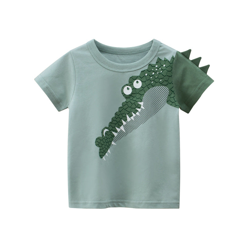 Summer Tops Summer Children's Short Sleeve T-shirt Clothes