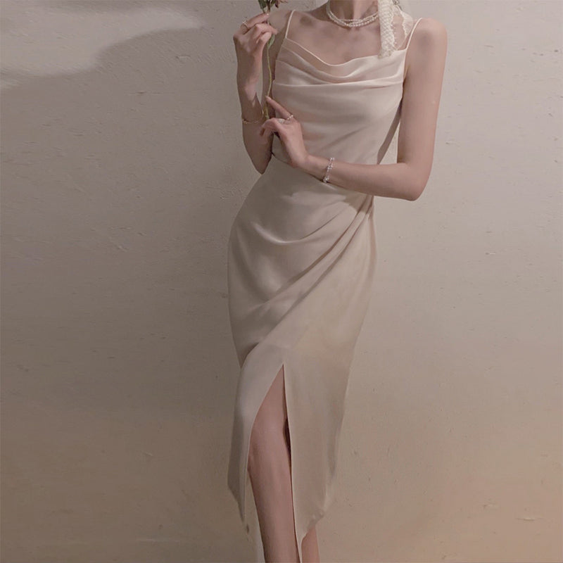 Satin Dress Women's Summer