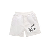 Summer Pants Summer Fashion Casual Children 'S Shorts Letters Solid Color Loose Cargo Pants