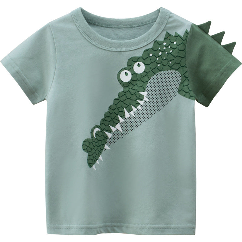 Summer Tops Summer Children's Short Sleeve T-shirt Clothes