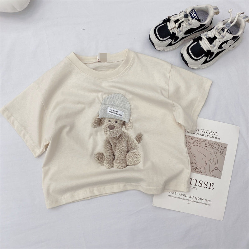 Summer Tops Children's Short Sleeve Top Fashion Cartoon T-shirt