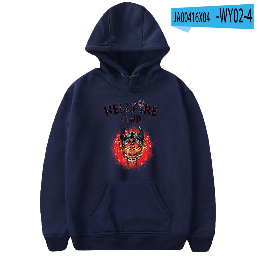 Stranger Things Hellfire Club Hoodie Hoodie Loose Sweater