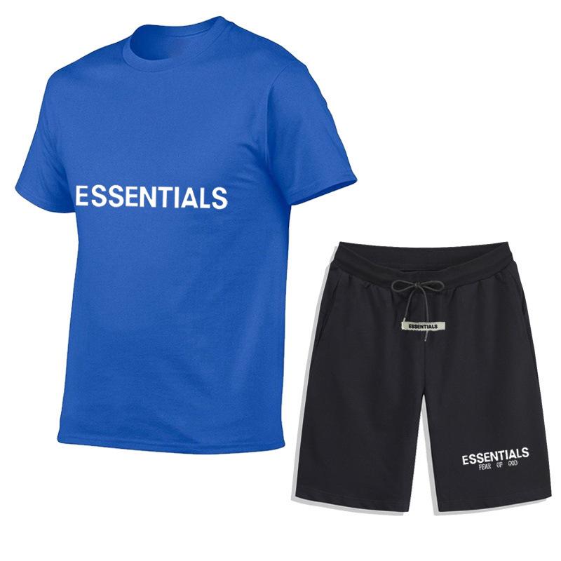 Fear of God Fog T Shirt Essentials Casual Sports Short Sleeve Shorts Set