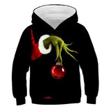 Grinch Hoodie Grinch 3D Printed Sweater Children's Clothing