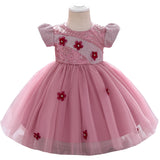 Summer Rompers Children's Princess Performance Dress Sequins Floral Dress