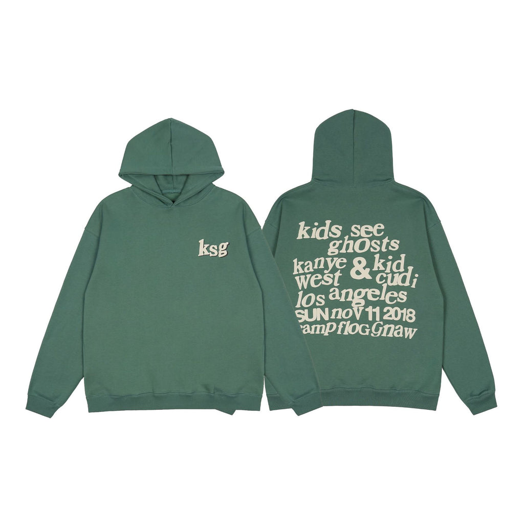 Kanye West KSG Hoodie Autumn Winter Autumn Loose-Fitting Casual Pullover