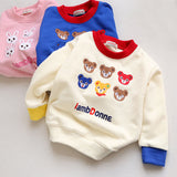 Spring Tops Children's Bottoming Shirt Cartoon Long Sleeve