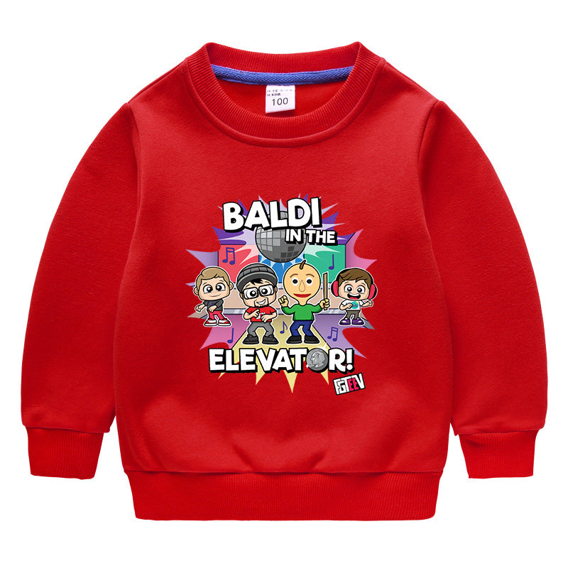Fgteev Children's Sweater Fleece Lined Padded Warm Keeping Top