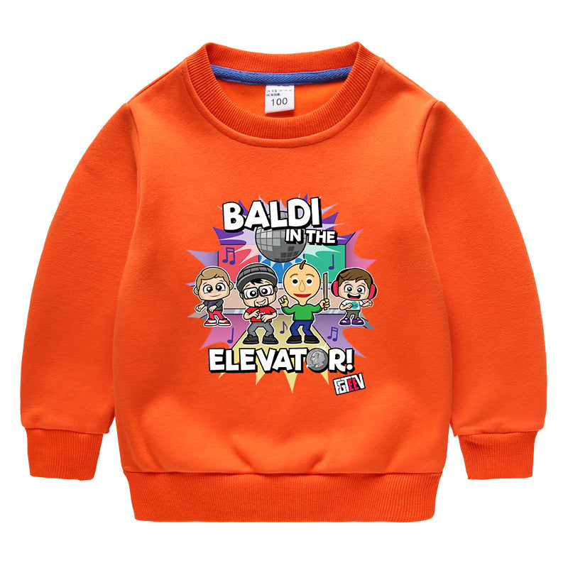 Fgteev Children's Sweater Fleece Lined Padded Warm Keeping Top