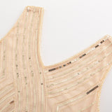 1920S Dress Retro Sequins Dress Deep V-neck Dress