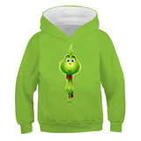 Grinch Hoodie Grinch 3D Printed Sweater Children's Clothing