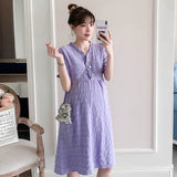 Maternity Clothes Dress Summer Maternity Dress for Pregnant Women