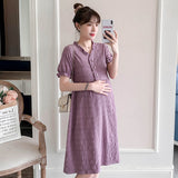 Maternity Clothes Dress Summer Maternity Dress for Pregnant Women