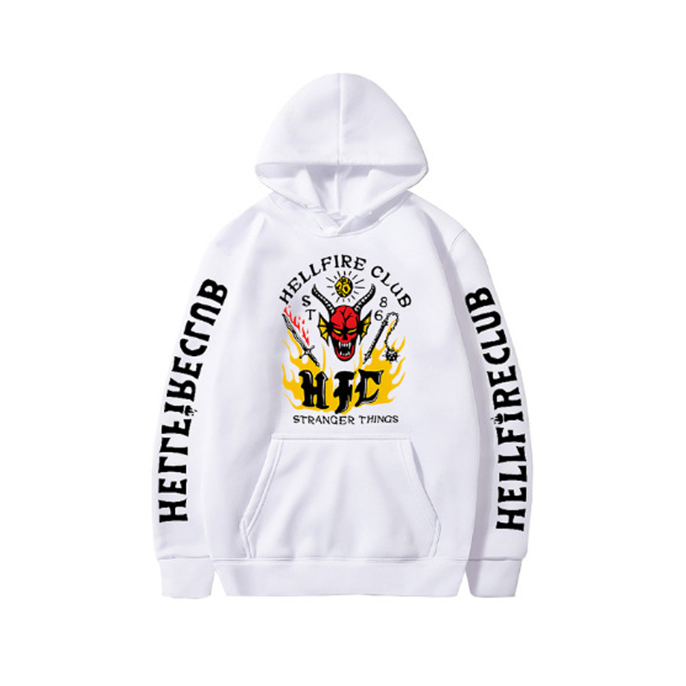 Stranger Things Hellfire Club Hoodie Hoodie Loose Sweater