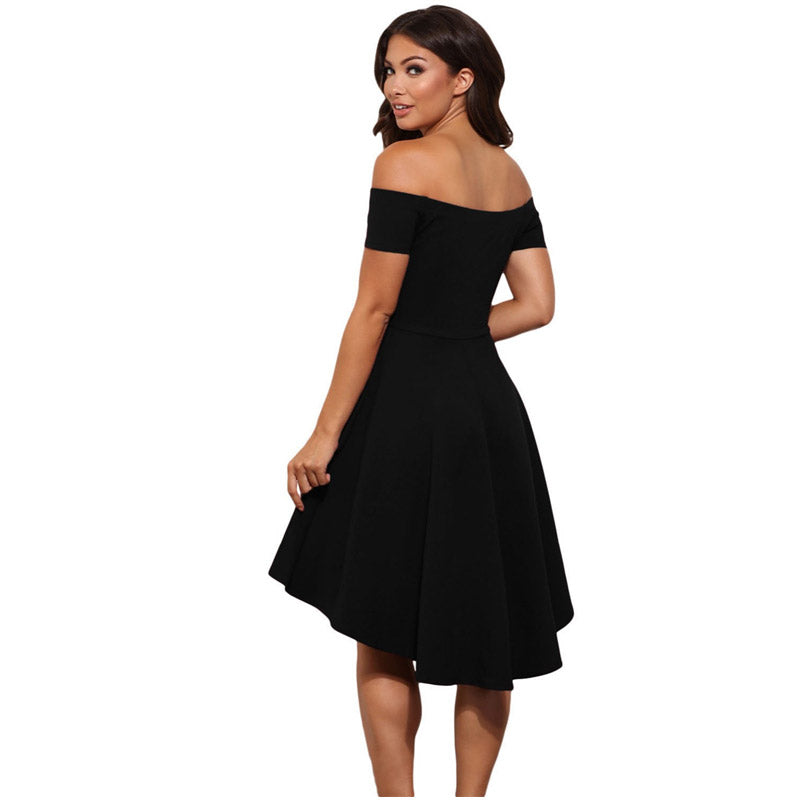 Summer Wedding Guest Dresses Spring/Summer Swing Swallowtail Dress Short Skirt