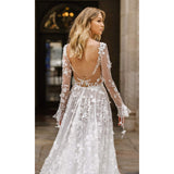 Formal Dresses & Gowns Wedding Dress Lace Long Sleeve Dress Evening Gown