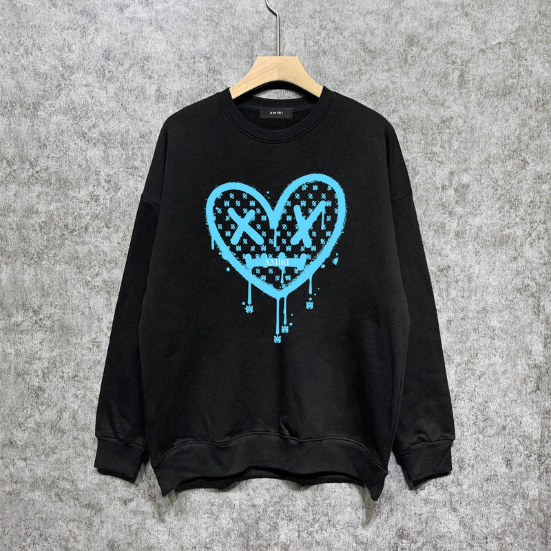 Amiri Sweatshirt Printed Trendy Pure Cotton