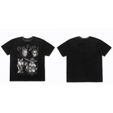 ERD T Shirts Short Sleeve Retro Slogan T-shirt Cotton