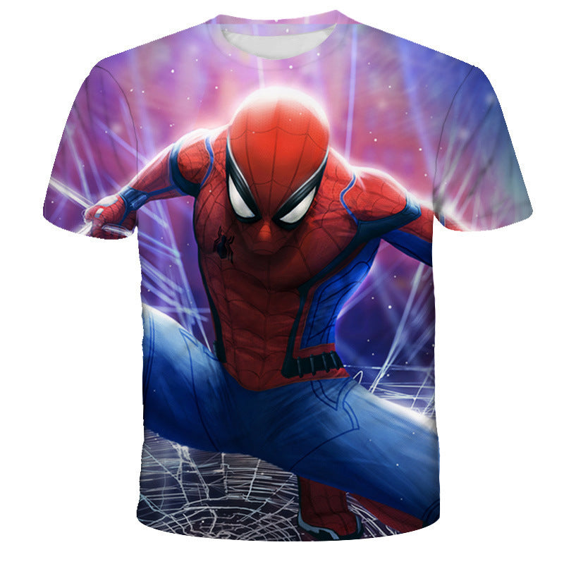Marvel T Shirt Summer Short Sleeve T-shirt 3D Printed T-shirt