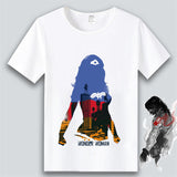 Marvel T Shirt Anime Clothes Captain America Iron Man Short Sleeve T-shirt