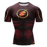 Marvel T Shirt Tight Men's Sports Fitness 3D Men's Clothing