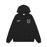 OFF WHITE Hoodie Trendy Street Style Personalized Cotton