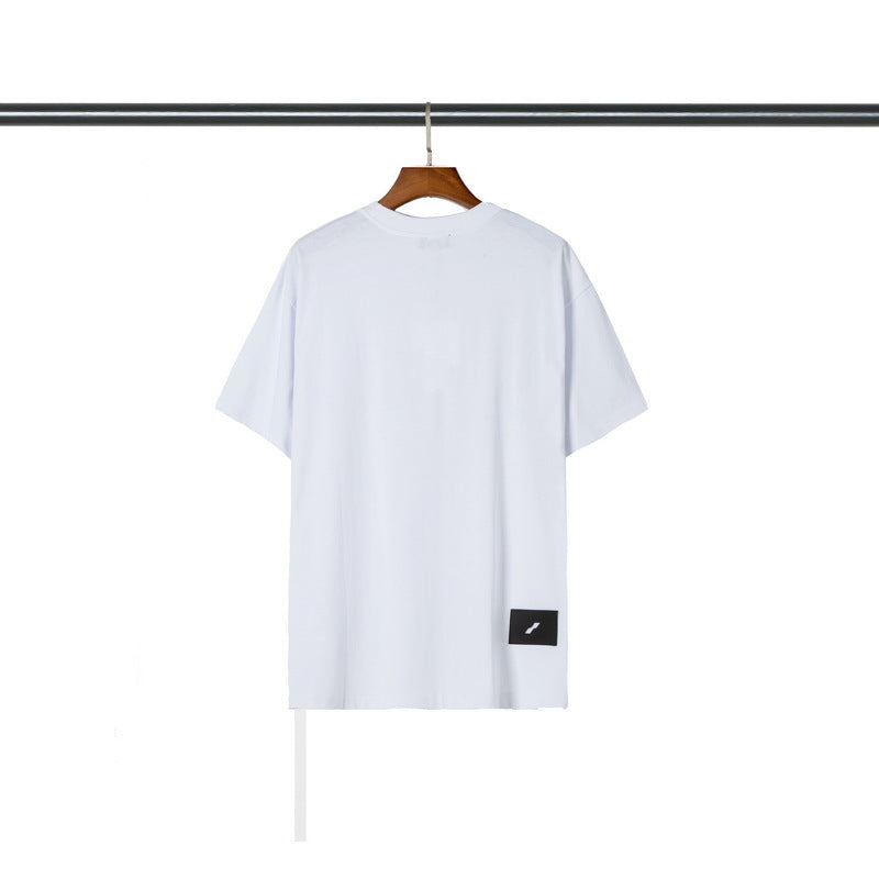 We11 Done T Shirts Painted Little Monster Pattern Stitching Loose Men and Women