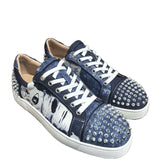Louboutin-style red bottom shoes european station cl red bottom shoes best sellingstuds shoes stylishtrendyclstuds shoes fashioneasiest for match red bottom studs sneakers