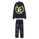 HS Hoodie And Pants Two-Piece Set