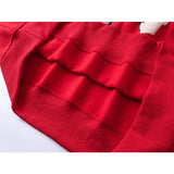 Denim Tears Hoodie Alphabet Foam Print Fleece Hoodie Sweater