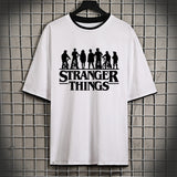 Stranger Things T Shirt Stranger Things Stranger Things Short Sleeve T-shirt Men's and Women's Loose Casual Large Size Couple Cotton Summer