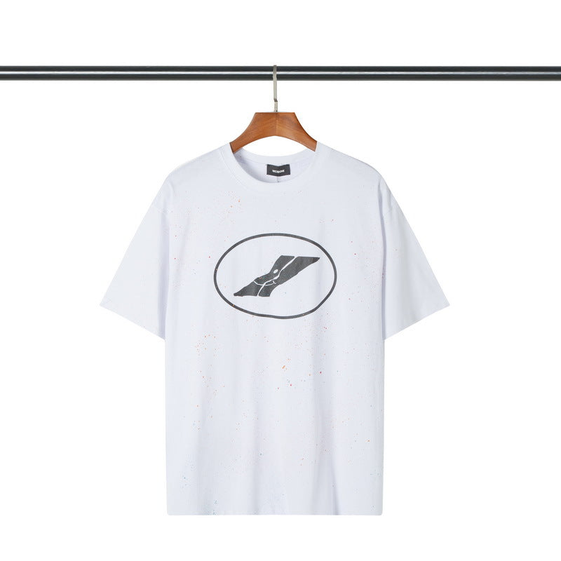 We11 Done T Shirts Logo Short Sleeve Men's and Women's Same Simple Loose
